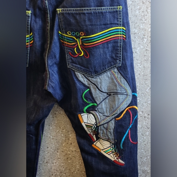 Coogi Men Vtg ,Y2k, Australian Authentic Embroidery, Baggie Style, Size 36Wx 34L - Picture 10 of 16